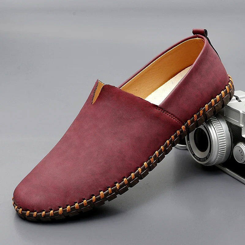 Leder-Loafer Santorin