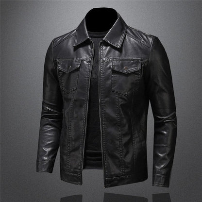 Jacke aus veganem Leder