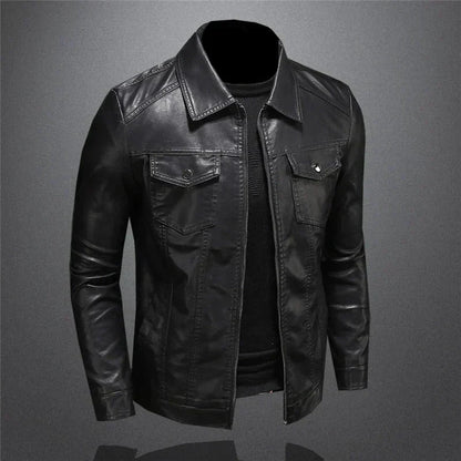 Jacke aus veganem Leder