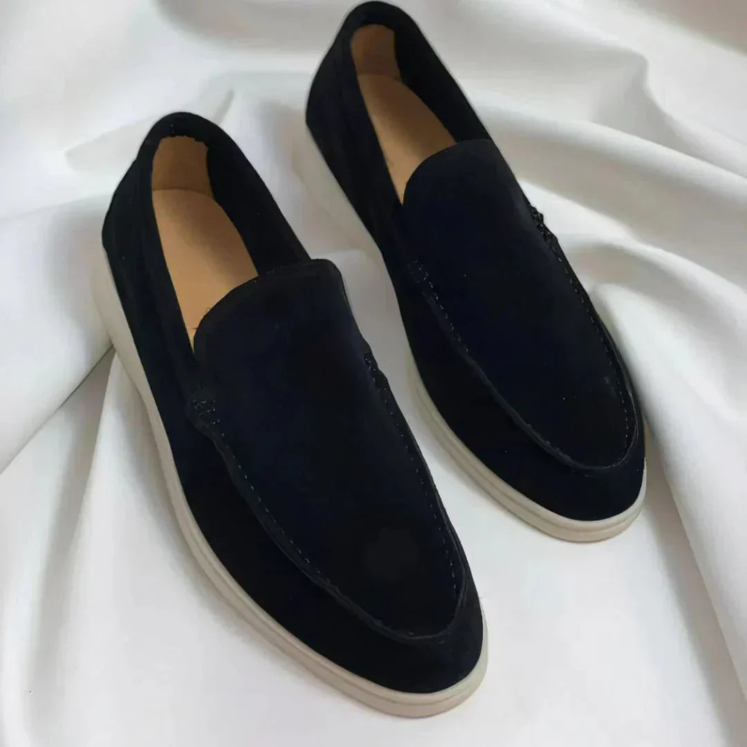 Elegante Wildleder-Mokassins
