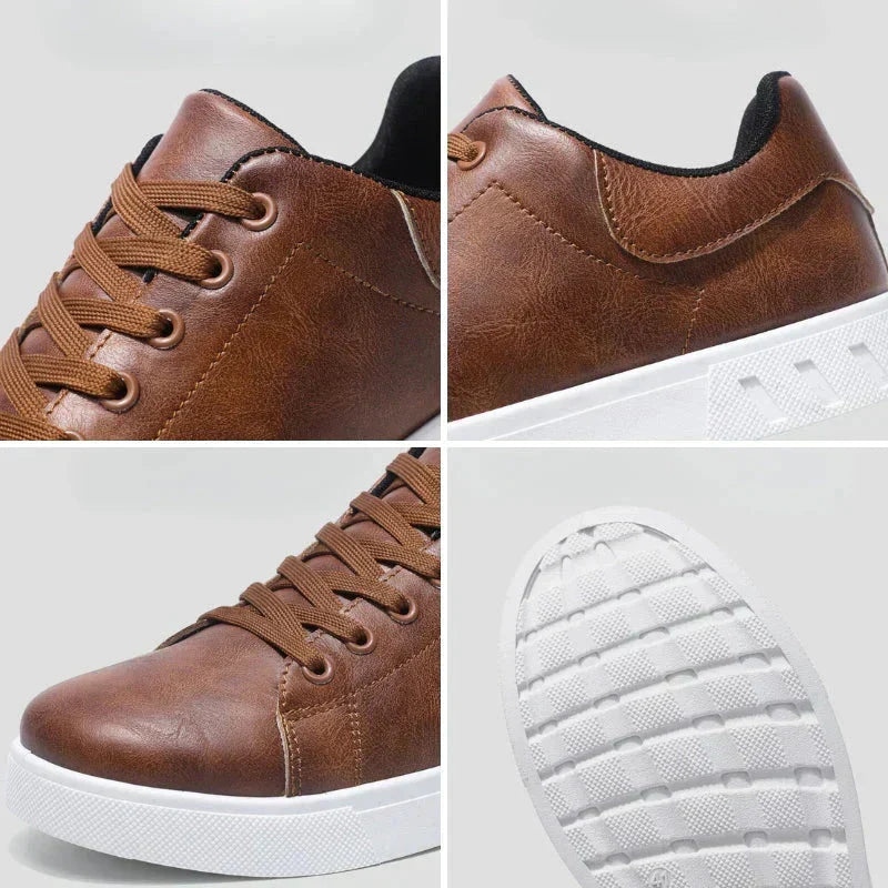 Klassische Ledersneaker