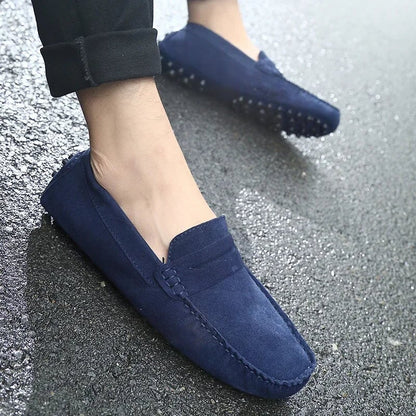 Lässige Wildleder-Loafer