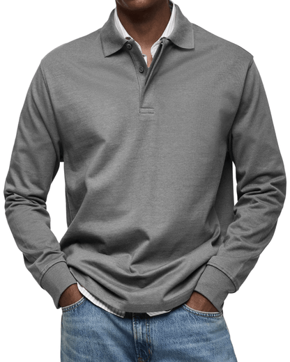 Lässiger Polo-Pullover