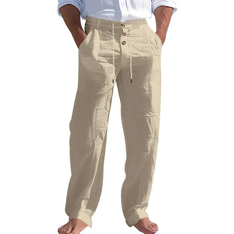 Sommerhose aus Leinen