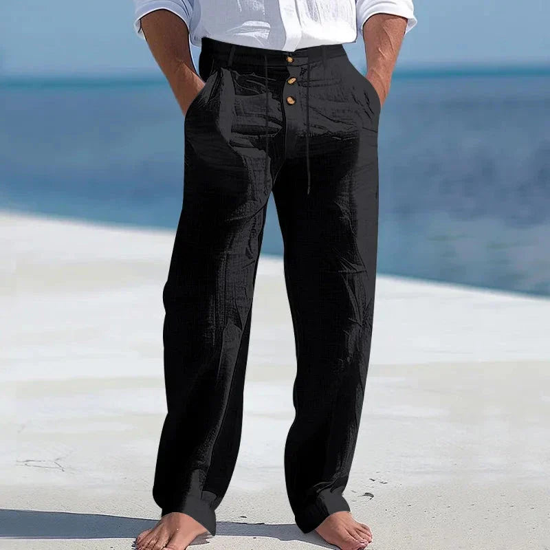 Sommerhose aus Leinen